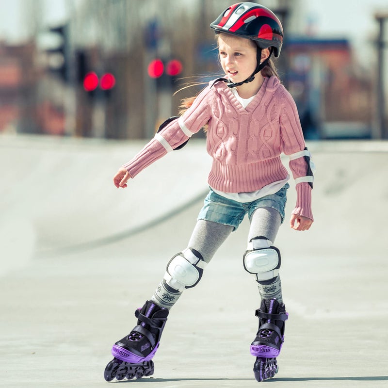 PAPAISON Adjustable Inline Skates for Kids and Adults with Full Light Up Wheels, Outdoor Roller Skates for Girls and Boys, Men and Women - Image 2